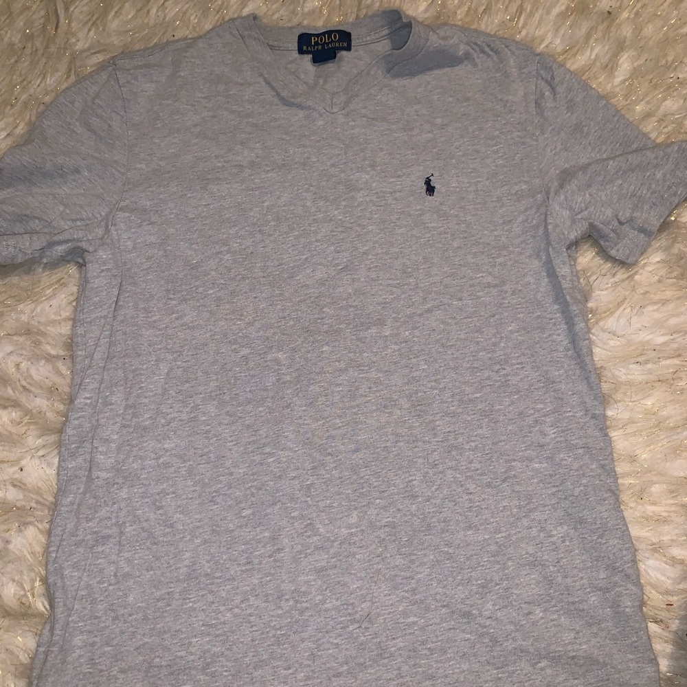Grey polo shirt